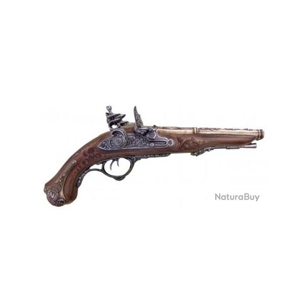Rplique dcorative Denix de pistolet franais Napolon  2 canons 1806  
