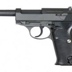 Réplique pistolet à ressort Galaxy G21 P38 full metal 0,5 joules