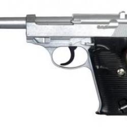 Réplique pistolet à ressort Galaxy G21 P38 - full metal 0,5 joules