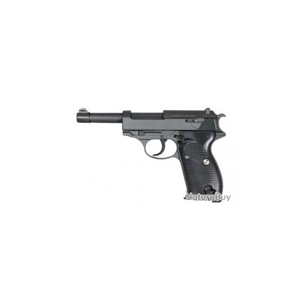 Rplique pistolet  ressort Galaxy G21 P38 full metal 0,5 joules
