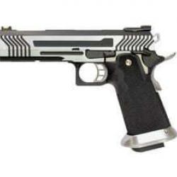 Réplique pistolet GBB HX1101 couleur argent - AW CUSTOM