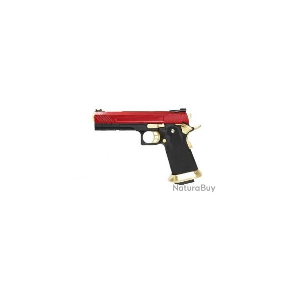 Rplique HX1104 FULL RED gaz GBB Pistolet