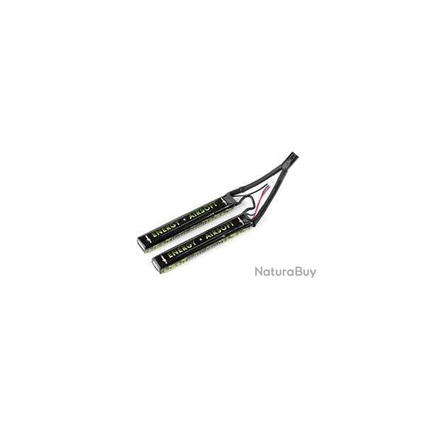 Batterie LiPo 11,1v 2400mah 25c double stick solo12 - Energy airsoft