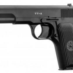  Pistolet CO2 culasse fixe BORNER TT-X Tokarev cal. 4.5mm BB's