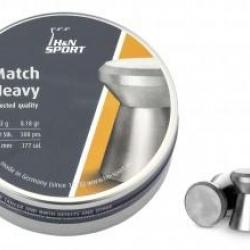 Plombs Match Heavy H&N Sport calibre 4,5 mm