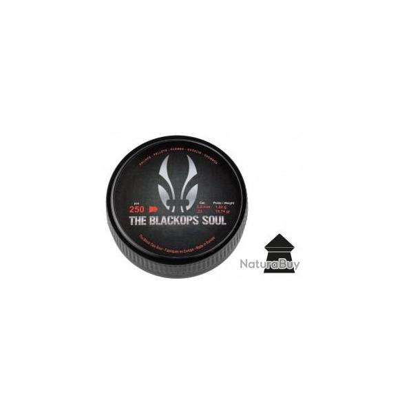 Plombs The Black Ops Soul  tte pointue cal. 5,5 mm
