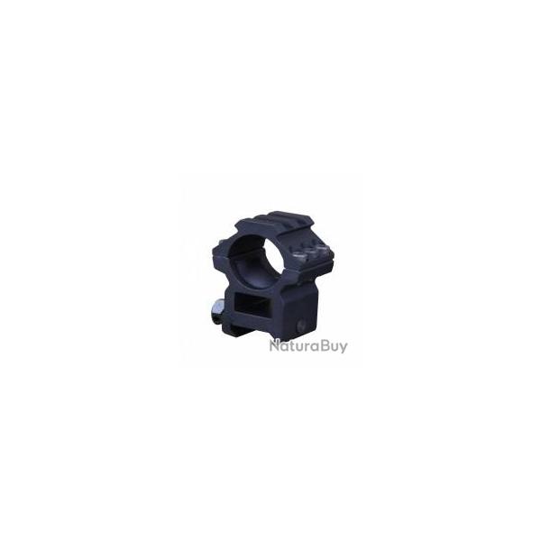 Colliers de montage Picatinny - Diamtre 30 mm - Noir