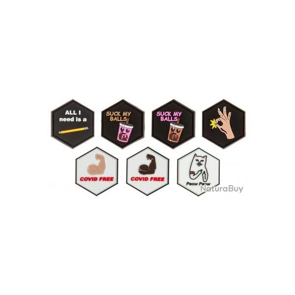 Patch Sentinel Gear SIGLES 9 CHAT BLANC