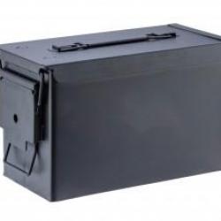 Caisse munition METAL CAL.50 BLACK 33X18X23 CM	