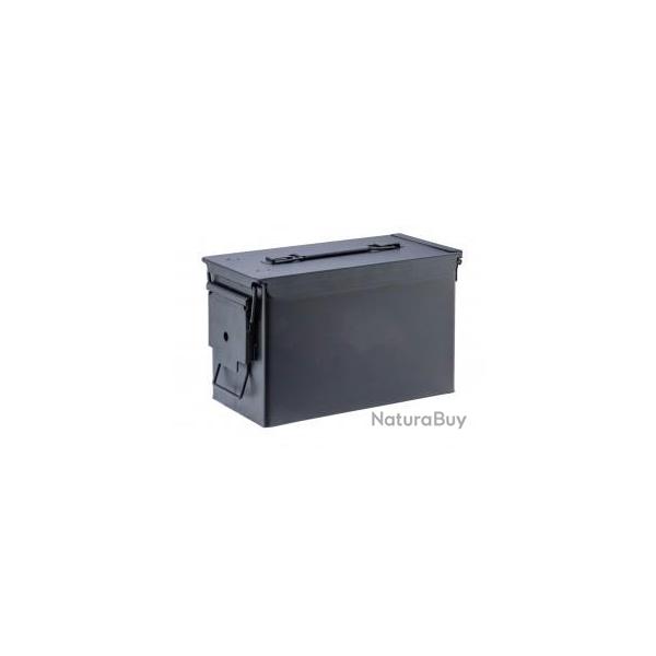 Caisse munition METAL CAL.50 BLACK 33X18X23 CM	