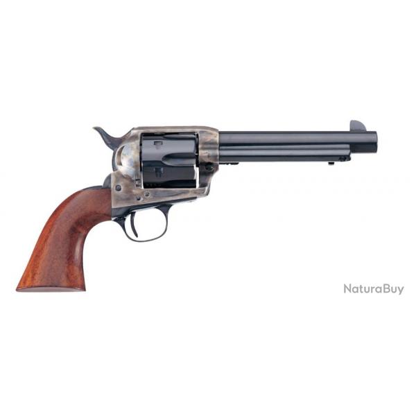 Revolver Ruger 1873 Cattleman cal 44/40 canon 7 1/2" Bleu - Poigne bois quadrillage laser