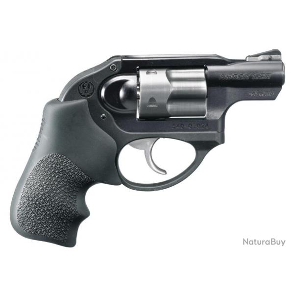 Revolver Ruger LCR calibre 38 spcial + P 5 coups Canon 48mm Poigne Hogue
