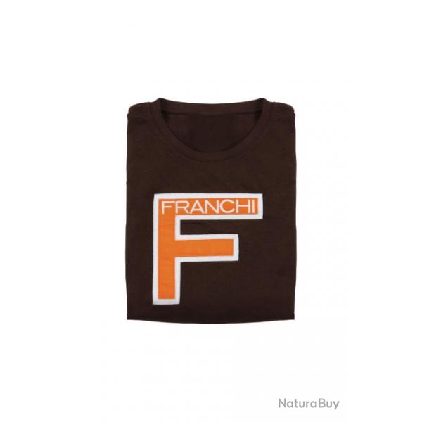 T-shirt Franchi homme marron
