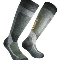 Chaussettes thermo forest high 011 vertes L