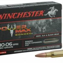 Munitions a percussion centrale Winchester Cal. 30.06 Springfield Balle Power Point  180 gr