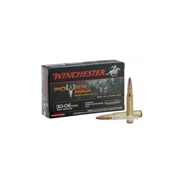 Munitions a percussion centrale Winchester Cal. 30.06 Springfield Balle POWER MAX GRAIN 150