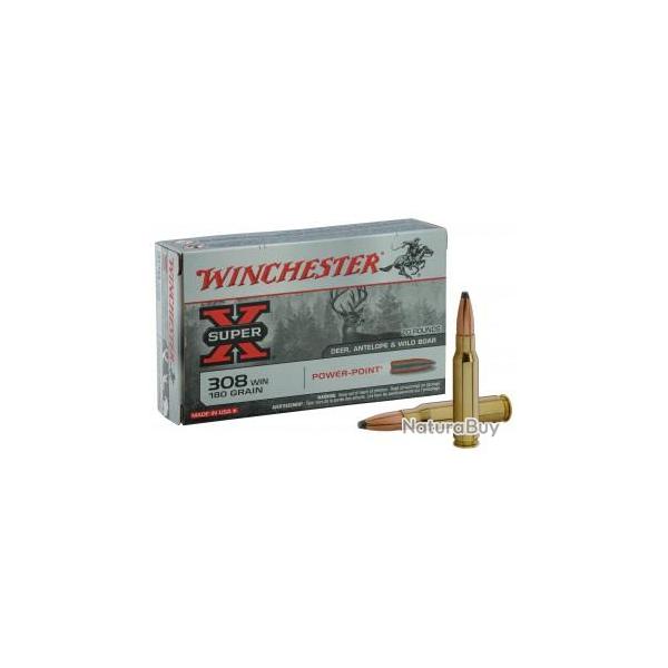 Munition Winchester Cal. . 308 win - Balle Power Point