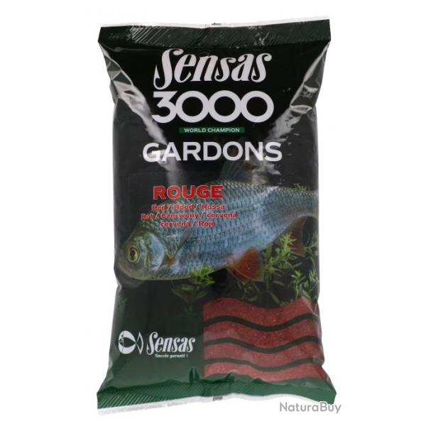 Amorces Sensas 3000 gardons rouge 1KG