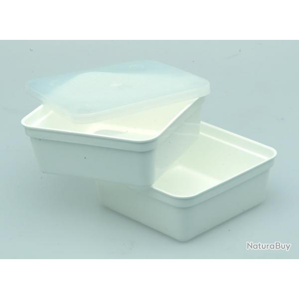 Bote vers de vase + bote fond grillage blanc Sensas