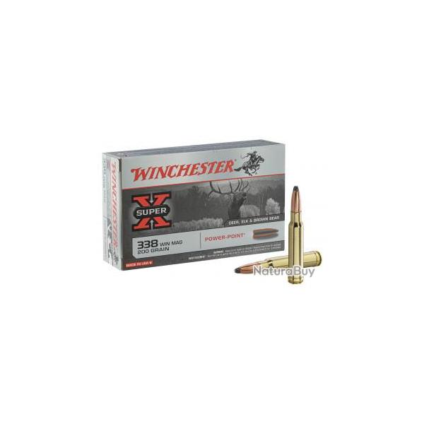 Munition grande chasse Winchester Cal. 338 Win