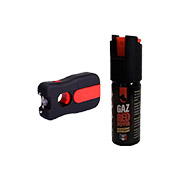 Shocker 3 000 000 volts<br/>+ Bombe gaz 25 ml