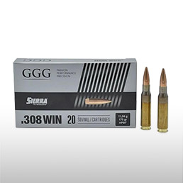 Munitions rayées Cal. 308 win