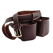Croupon ciré marron
