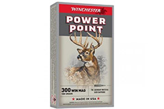 Power Point x2 boites<br/> Cal. 300 Win Mag<br/>11, 7g - 180 gr