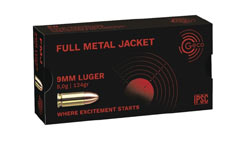 1000 Munitions<br/>Cal.9x19<br/>FMJ - 8g - 124 gr