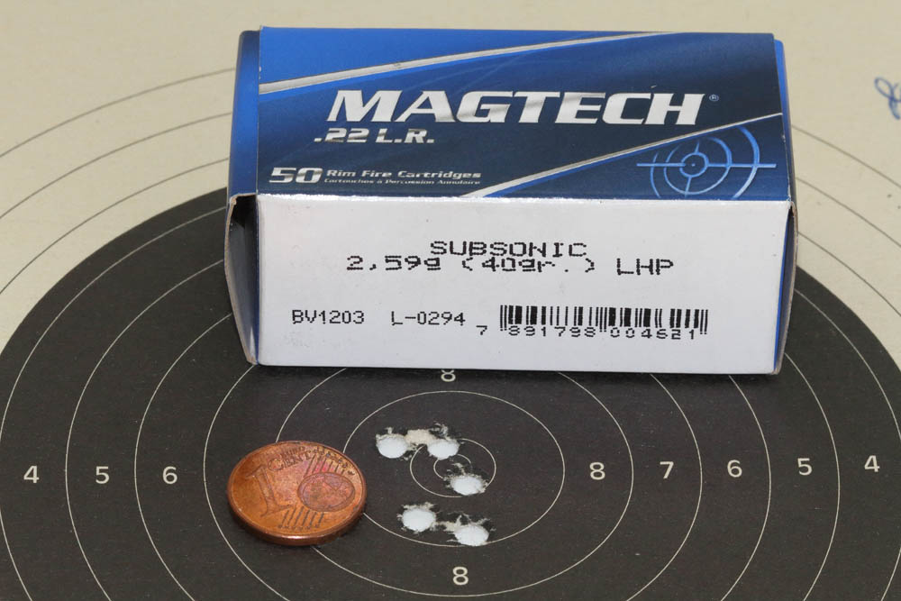 Balle 22 LR Subsonique de Magtech