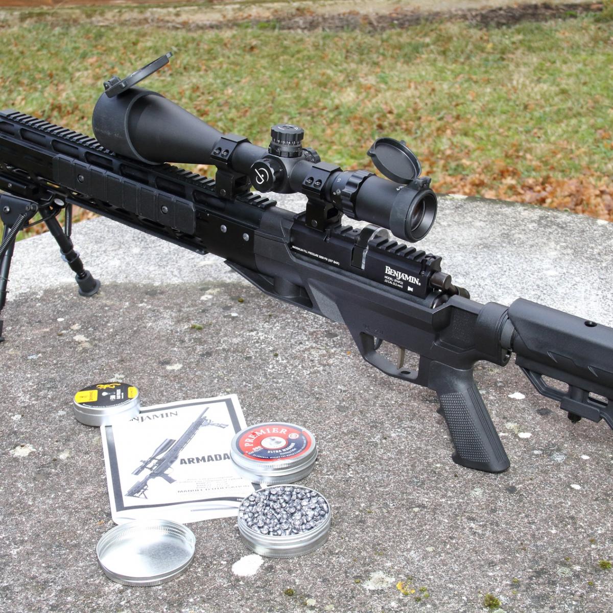 Test de la carabine air pr comprim Benjamin Armada de Crosman