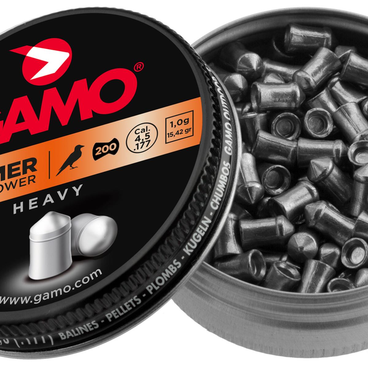 Plombs lourds GAMO G-Hammer à tête pointue calibre 4.5 mm