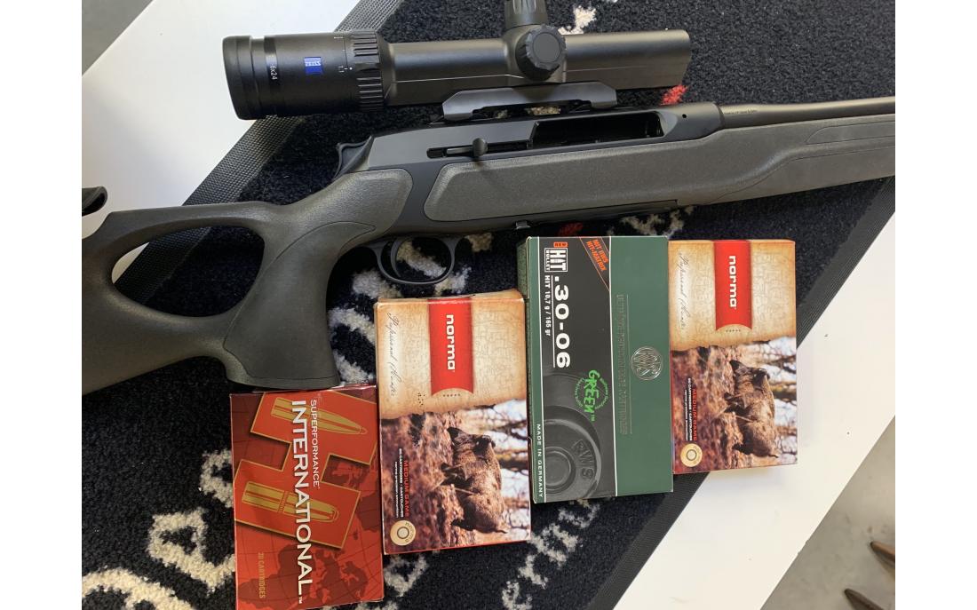 Quatre balles différentes dans la 303 Sauer