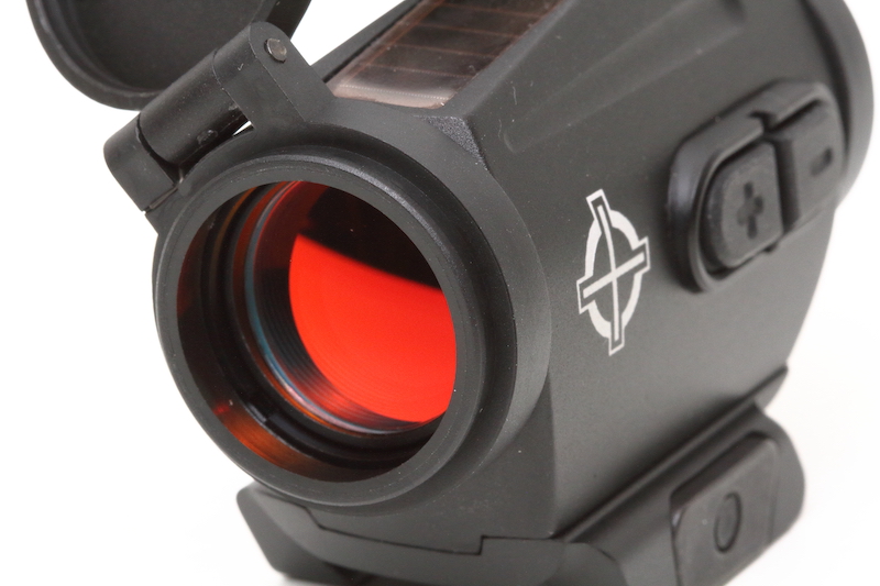 Point rouge de chasse Sightmark Element 1x22 avec alimentation solaire +  pile
