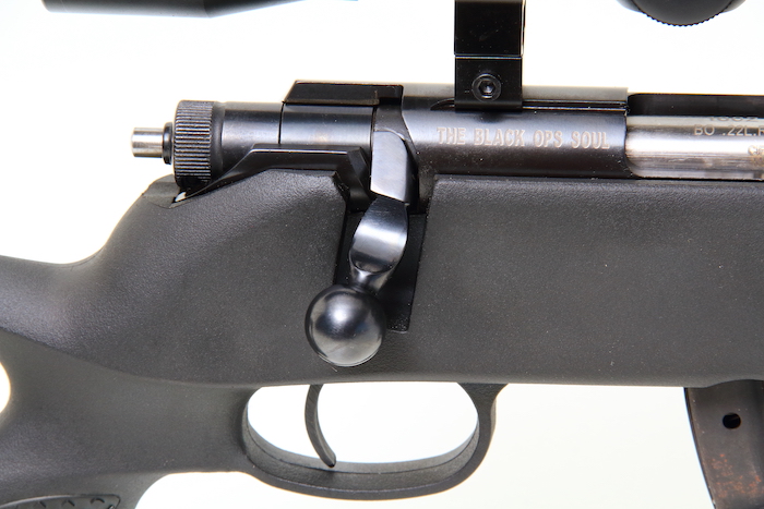 Pack carabine BO Manufacture Loisir cal. 22 LR. Carabine 22LR BO  manufacture - Black Ops Manufacture Equality Maker, Thumbhole Synthétique  en Pack-Armurerie, vente d'arme calibre 22 Mossberg - Carabines de Tir  loisir