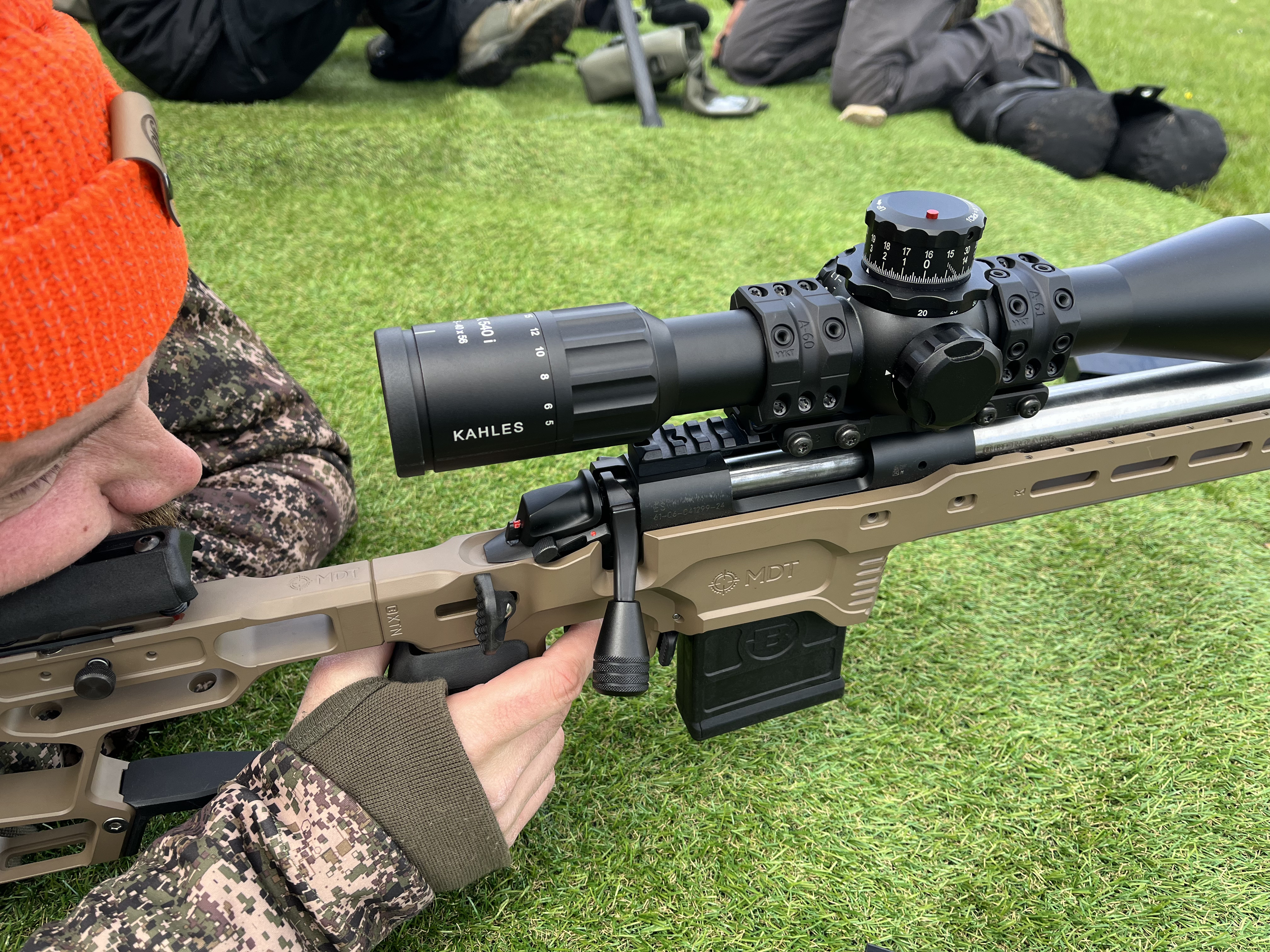 La K540i montée sur Bergara ACC Elite châssis MDT calibre 6,5 Creedmor