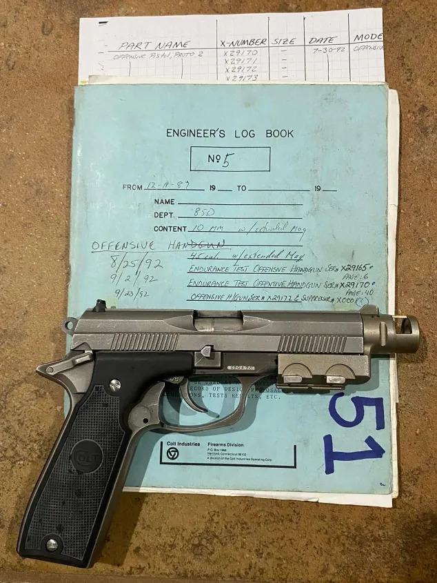 Prototype du Colt OHWS