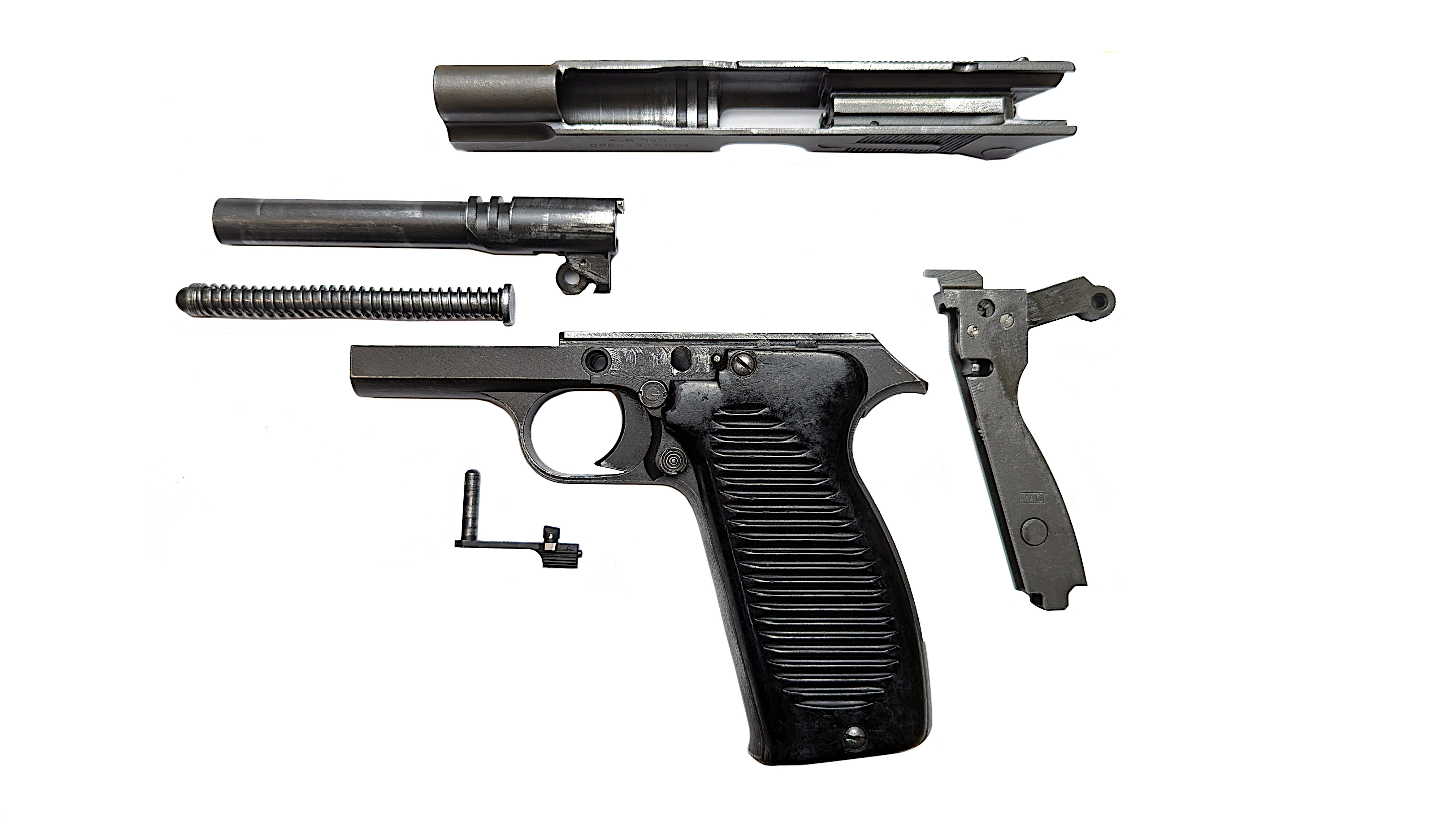 Le pistolet MAC50 dmont
