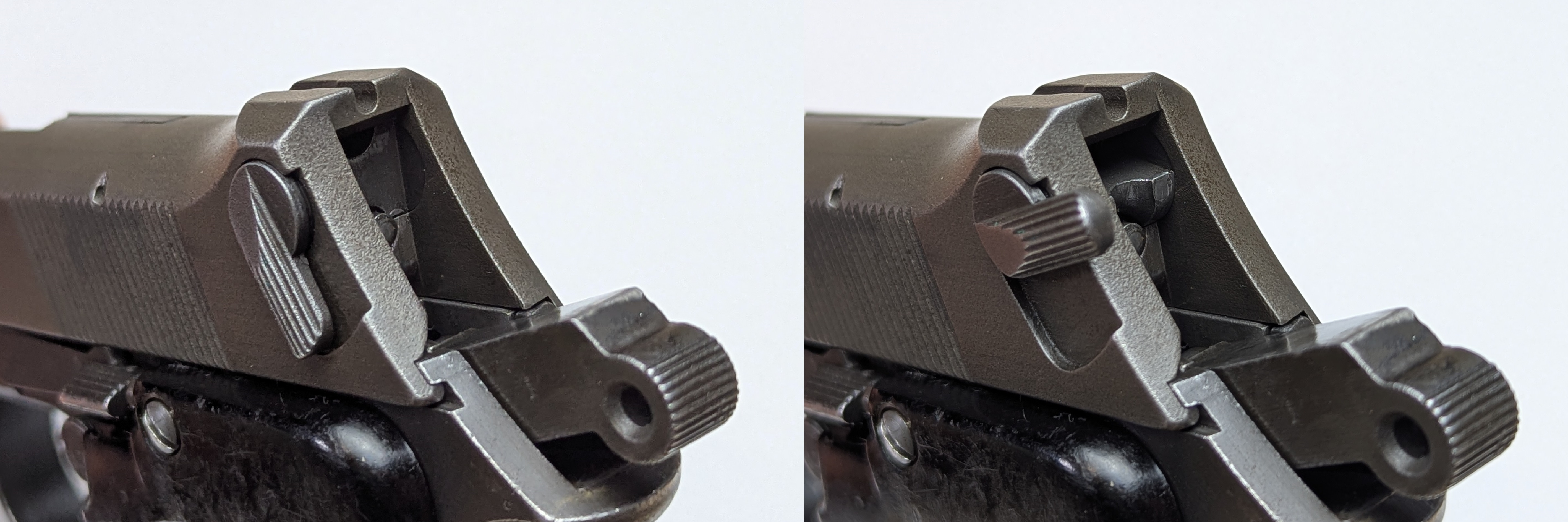 levier du pistolet