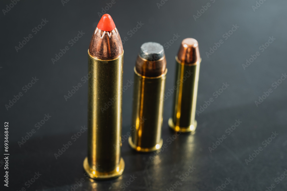 .45-70 Government, .44 Remington Magnum et .357 Magnum