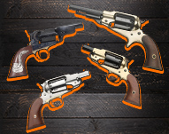 Revolvers  poudre noire Pietta