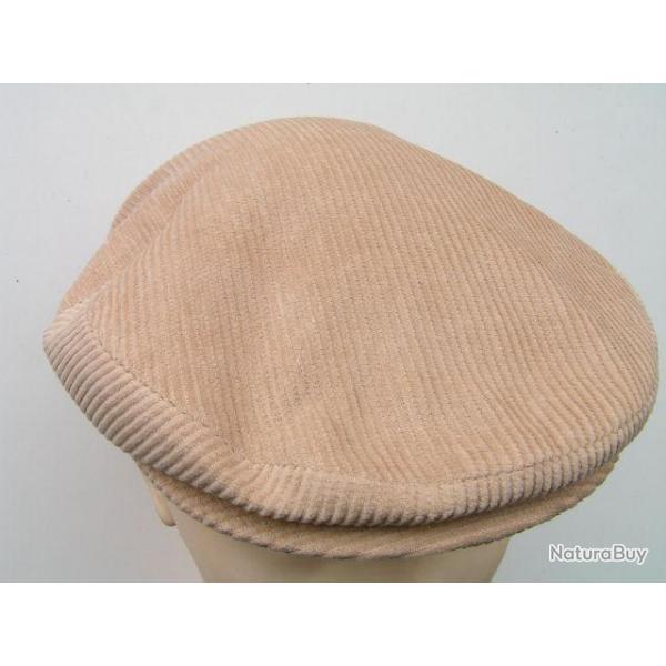 Casquette plate en velours ctel ( 01 )