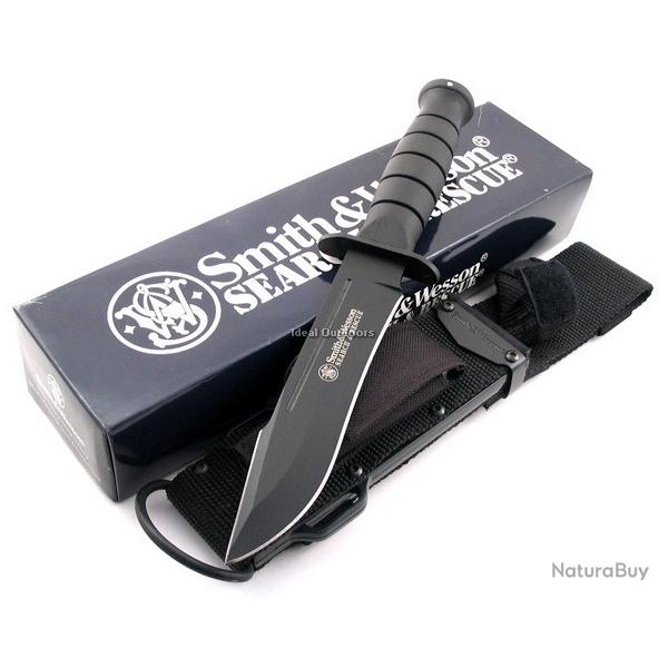 Couteau SMITH&WESSON SWSUR1 TACTICAL CHASSE LOISIRS