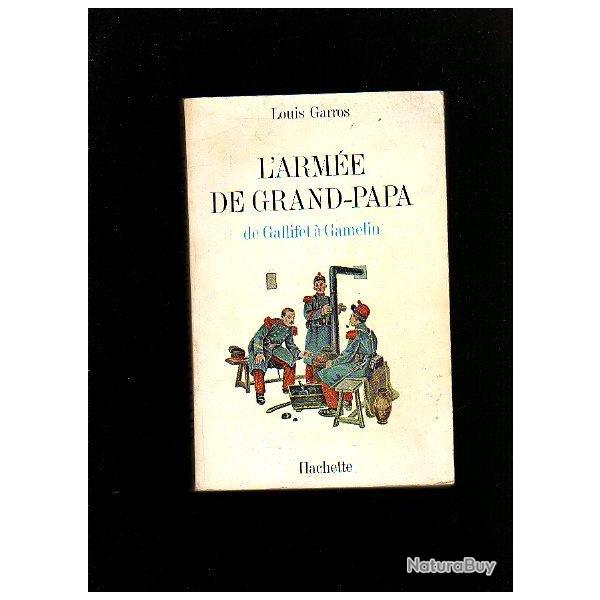 L'ARMEE DE GRAND-PAPA. DE GALLIFET A GAMELIN 1871-1939