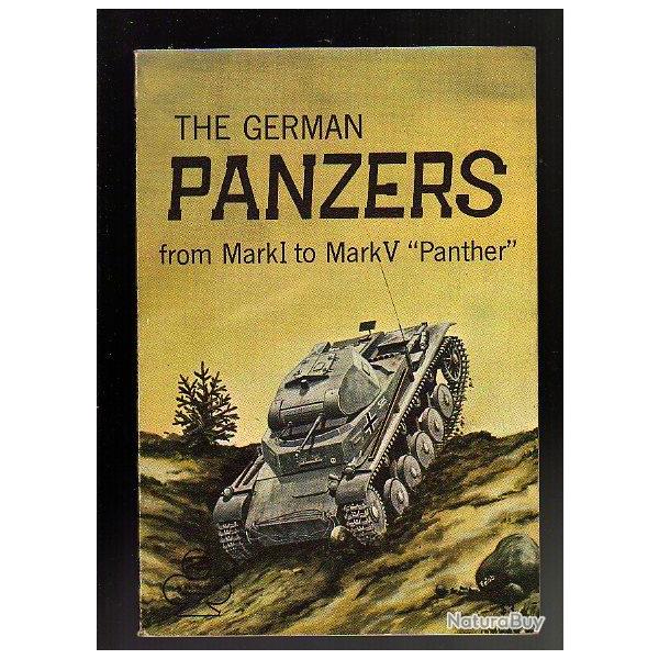 les blinds allemands du panzer I au Panzer V panther . En anglais , mark I  mark V