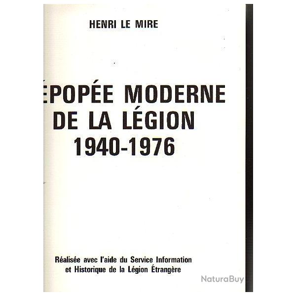 lot lgion , l'pope moderne de la lgion trangre 1940-1976 + les hommes de la lgion trangre