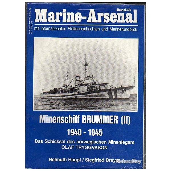 marine arsenal 43. le mouilleur de mine brummer II 1940-1945
