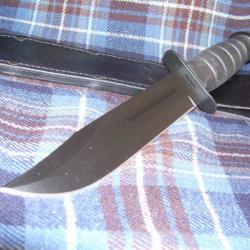 Couteau Ka-bar USA Fighting Knife Acier Carbone 1095 Manche Kraton Kabar Made In USA KA1211