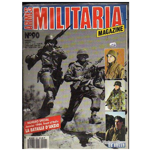 Militaria Magazine 90. puis diteur. anzio , campagne d'italie , us army , us navy