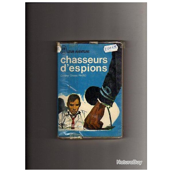 Chasseurs d'espions. J'ai lu bleu. 